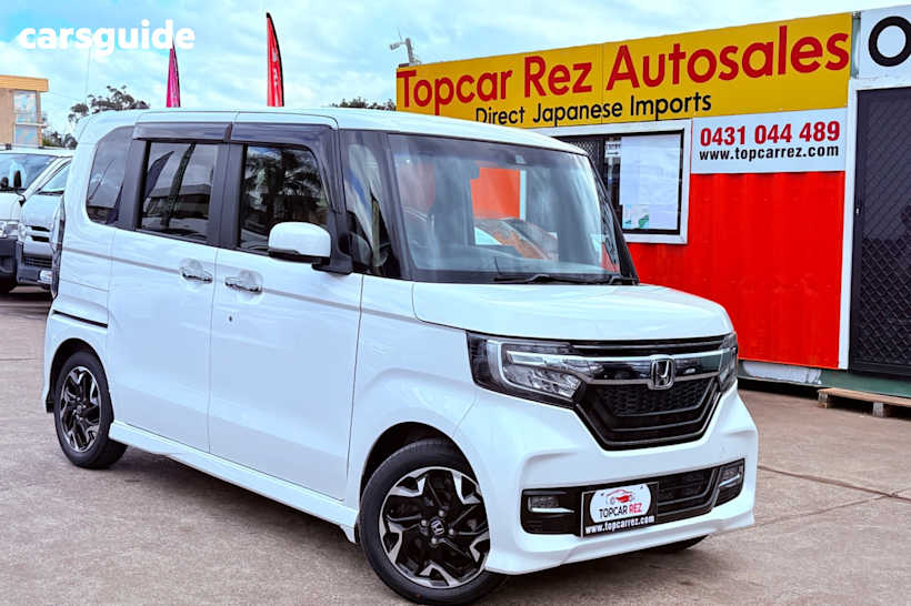 White 2018 Honda N BOX Wagon L Turbo