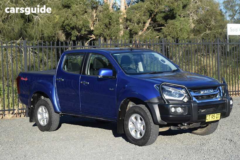 Blue 2019 Isuzu D-MAX Crew Cab Utility LS-M (4X4)