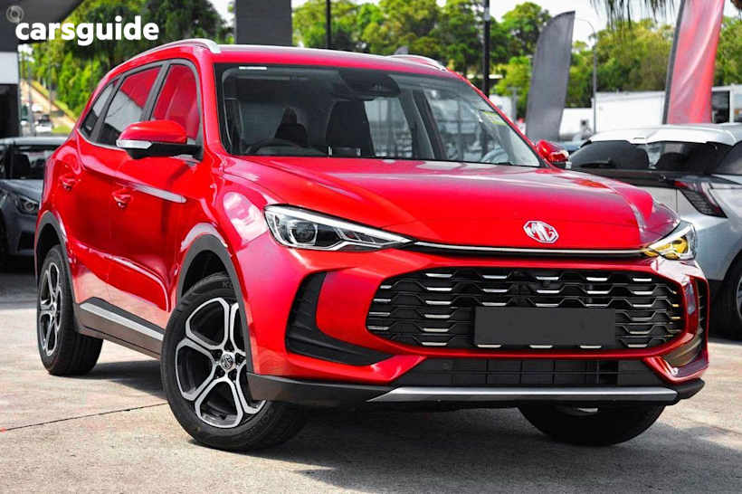 Red 2025 MG ZS SUV EXCITE HYBRID+ F