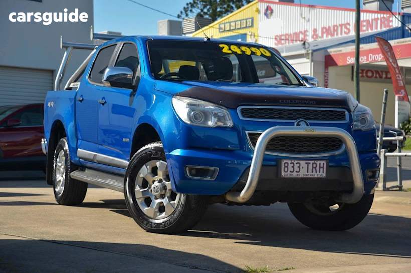 Blue 2013 Holden Colorado Crew Cab Pickup LTZ (4X4)