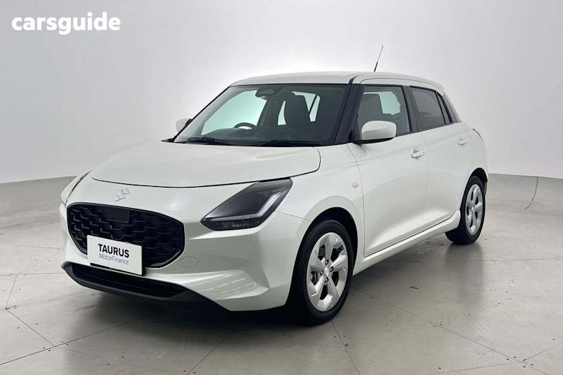 White 2024 Suzuki Swift Hatchback Hybrid Plus