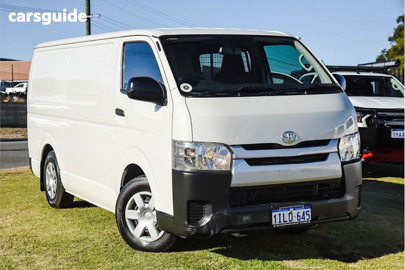 White 2018 Toyota Hiace Van LWB