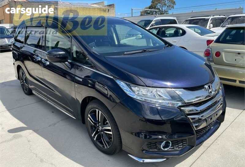 Blue 2017 Honda Odyssey Wagon Hybrid