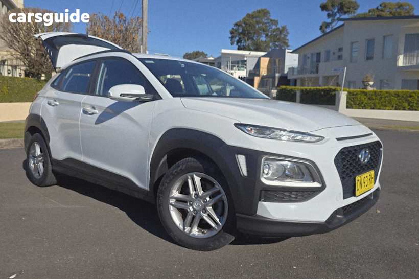White 2018 Hyundai Kona Wagon Active