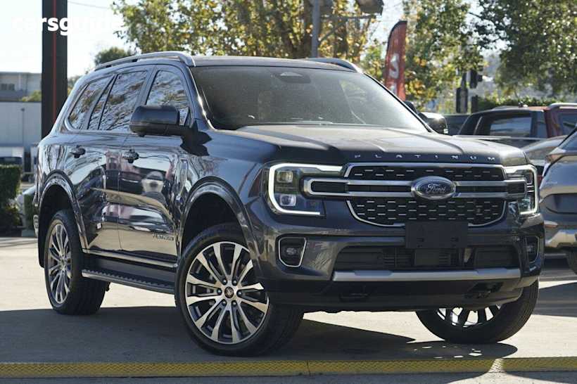 Grey 2024 Ford Everest Wagon Platinum (4WD)