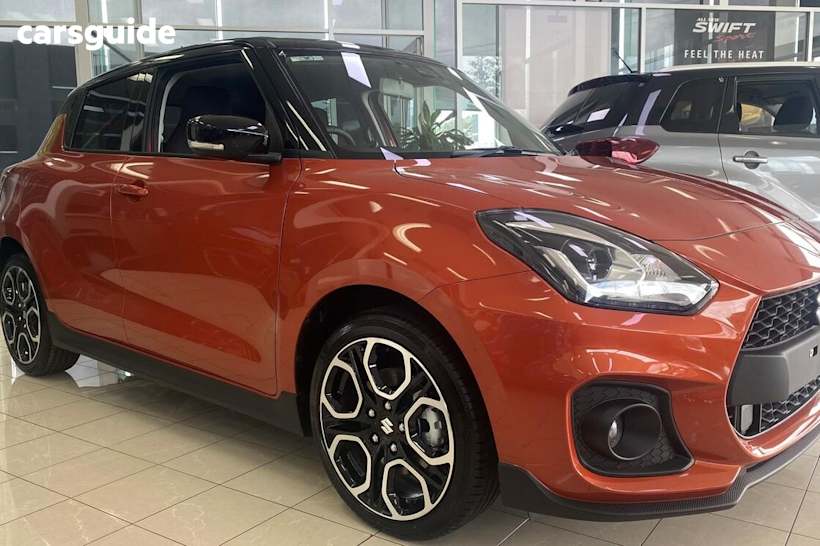 Red 2024 Suzuki Swift Hatchback Sport Turbo