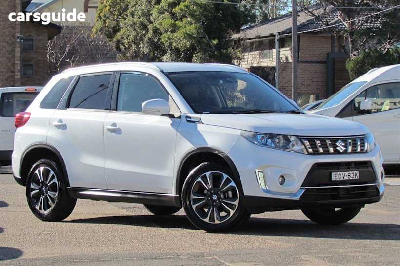 White 2019 Suzuki Vitara Wagon Turbo