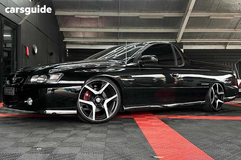 Black 2006 Holden Commodore Utility SS Thunder