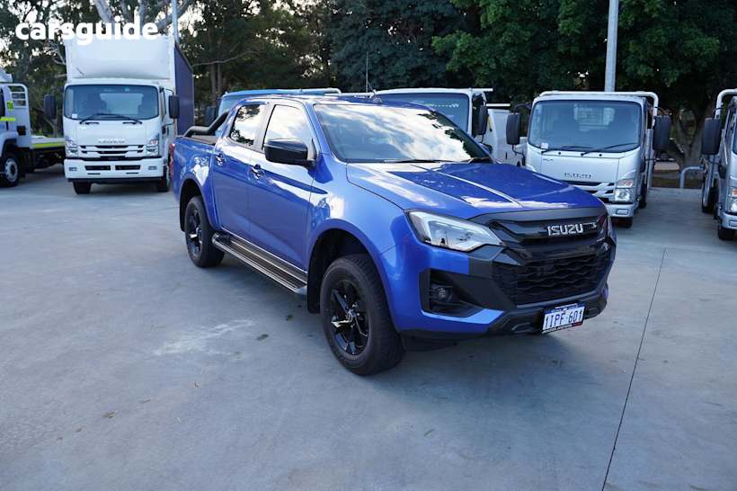 Blue 2025 Isuzu D-MAX Crew Cab Utility X-Rider (4X4)
