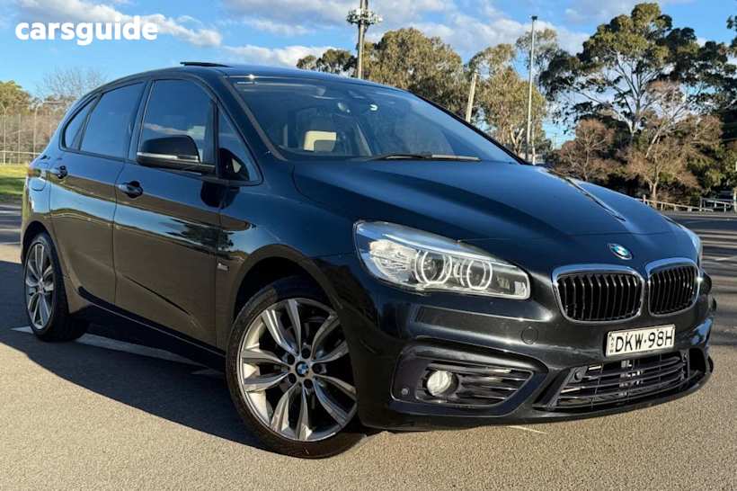 Black 2016 BMW 220I Wagon Active Tourer Sport Line