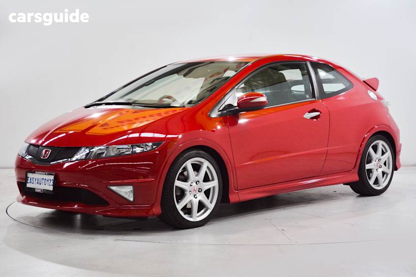Red 2011 Honda Civic Hatchback Type R