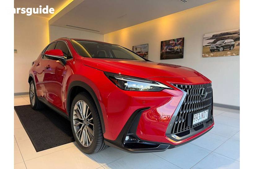 Red 2024 Lexus NX SUV NX350H SPORTS LUXURY 4X4
