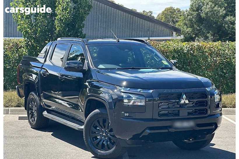 Black 2024 Mitsubishi Triton Double Cab Pick Up Gsr (4X4)