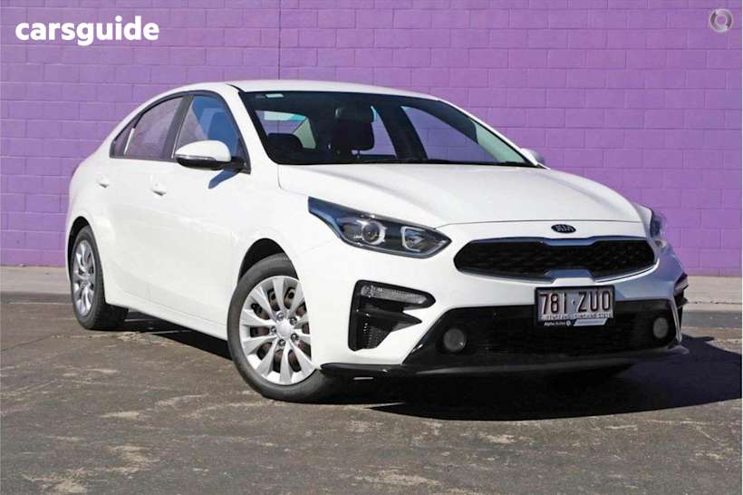 White 2019 Kia Cerato Sedan S F
