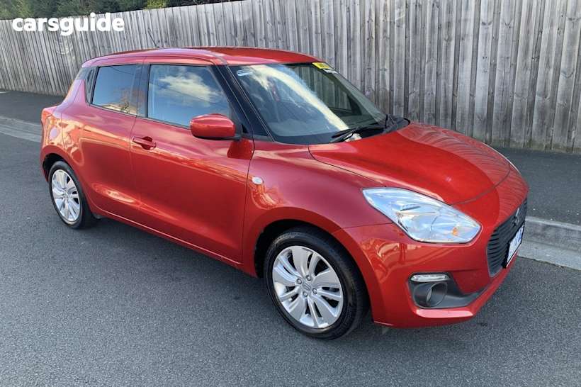 Red 2019 Suzuki Swift Hatchback GL Navi