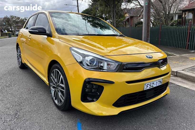 Yellow 2020 Kia RIO Hatchback Gt-Line
