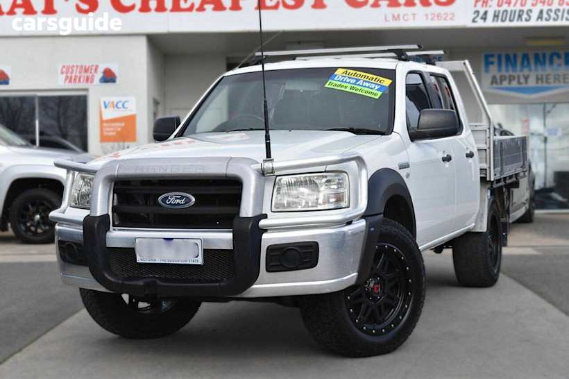 White 2008 Ford Ranger Dual Cab Pick-up XL (4X2)