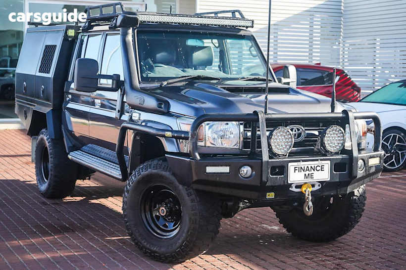 Grey 2019 Toyota Landcruiser Double Cab Chassis GXL (4X4)
