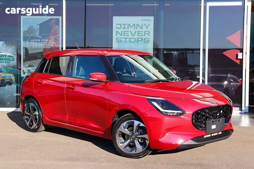 Red 2025 Suzuki Swift Hatch HYBRID GLX F
