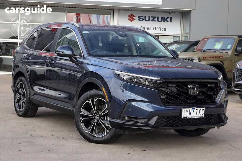 Blue 2023 Honda CR-V SUV VTI LX AWD 4X4