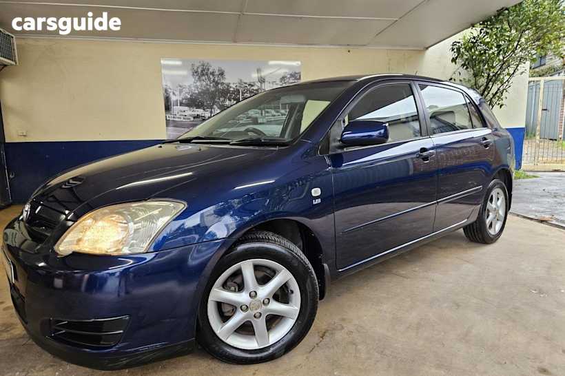 Blue 2005 Toyota Corolla Hatchback Ascent Seca