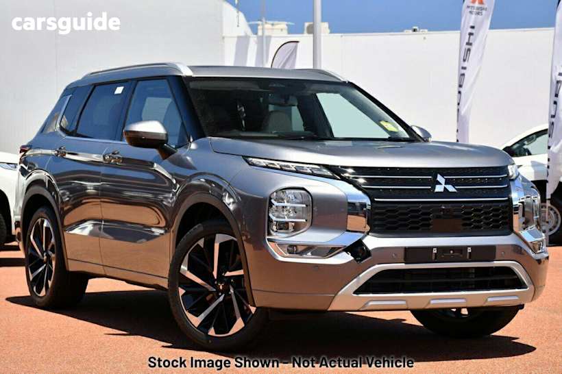 Grey 2024 Mitsubishi Outlander Wagon Exceed 7 Seat (awd)