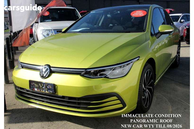 Yellow 2021 Volkswagen Golf Hatchback 110TSI Life