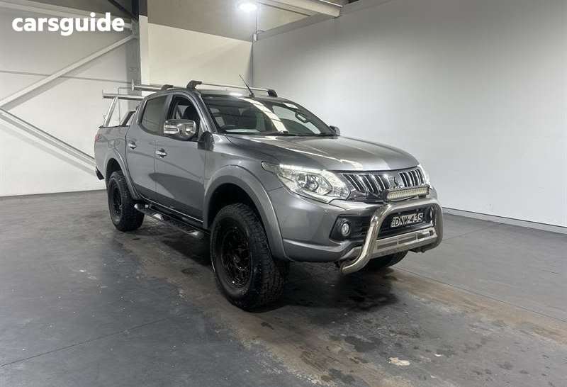 Silver 2016 Mitsubishi Triton Dual Cab Utility Exceed (4X4)
