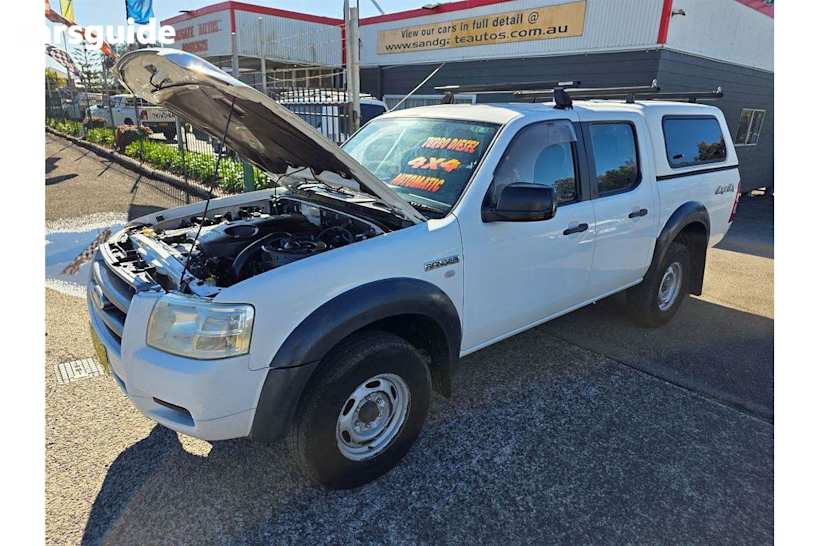 White 2008 Ford Ranger Dual Cab Pick-up Xl (4X4)