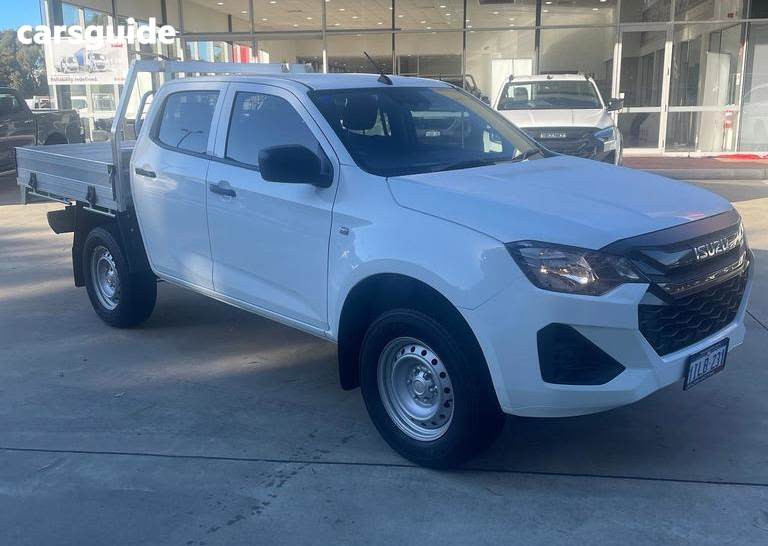 White 2024 Isuzu D-MAX Crew Cab Chassis Sx (4X2) High-Ride