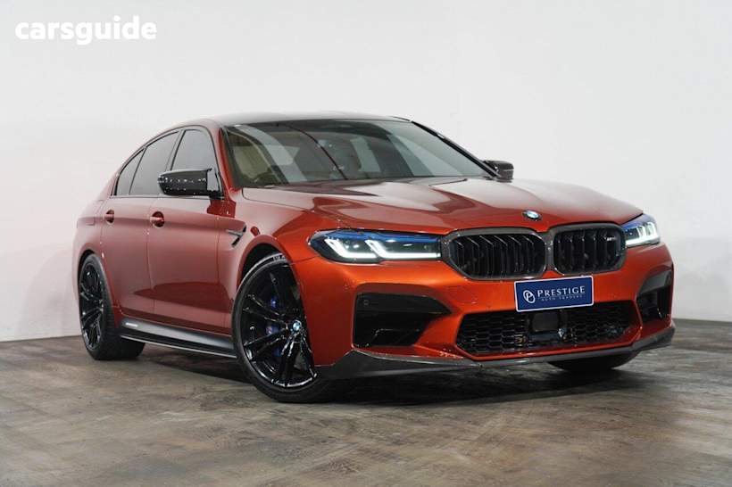 Red 2020 BMW M5 Sedan Competition