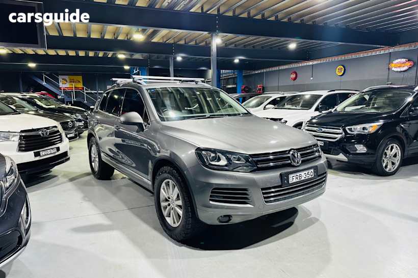 Grey 2012 Volkswagen Touareg Wagon 150 Tdi