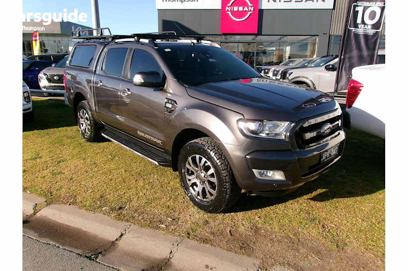 Grey 2017 Ford Ranger Ute Tray WILDTRAK 4X4