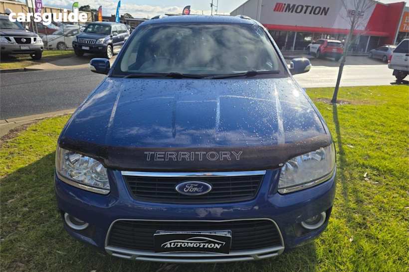 Blue 2010 Ford Territory Wagon Ghia (rwd)