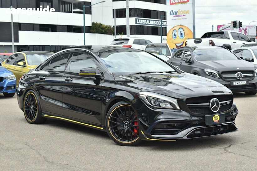 Black 2017 Mercedes-Benz CLA45 Coupe Matic (fuel Efficient)