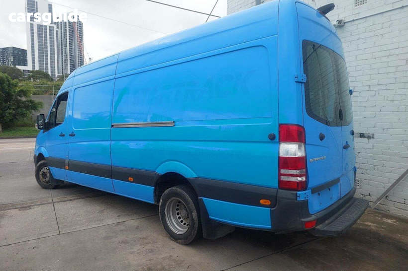 Blue 2015 Mercedes-Benz Sprinter Van 516CDI LWB Hi Roof