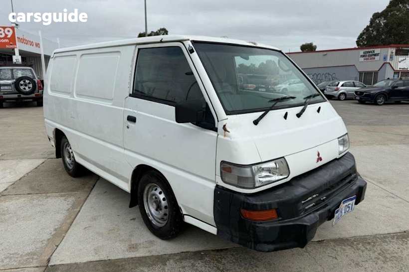 White 2012 Mitsubishi Express Van SWB