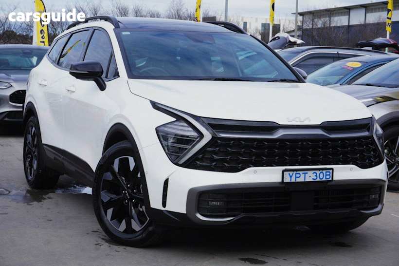 White 2021 Kia Sportage Wagon GT-Line (awd)