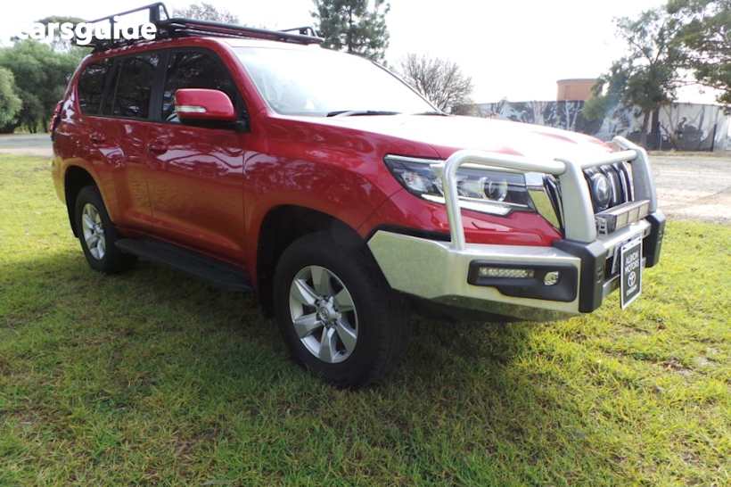Red 2018 Toyota Landcruiser Prado Wagon Gxl (Prem Int) (4X4)