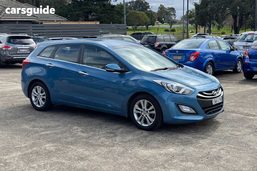 Blue 2013 Hyundai I30 Wagon Tourer Elite 1.6 Crdi