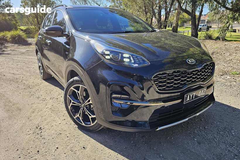 Black 2019 Kia Sportage Wagon GT-Line (awd)
