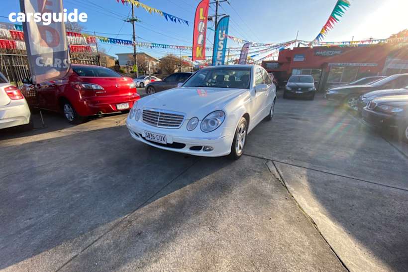 White 2002 Mercedes-Benz E240 Sedan Elegance