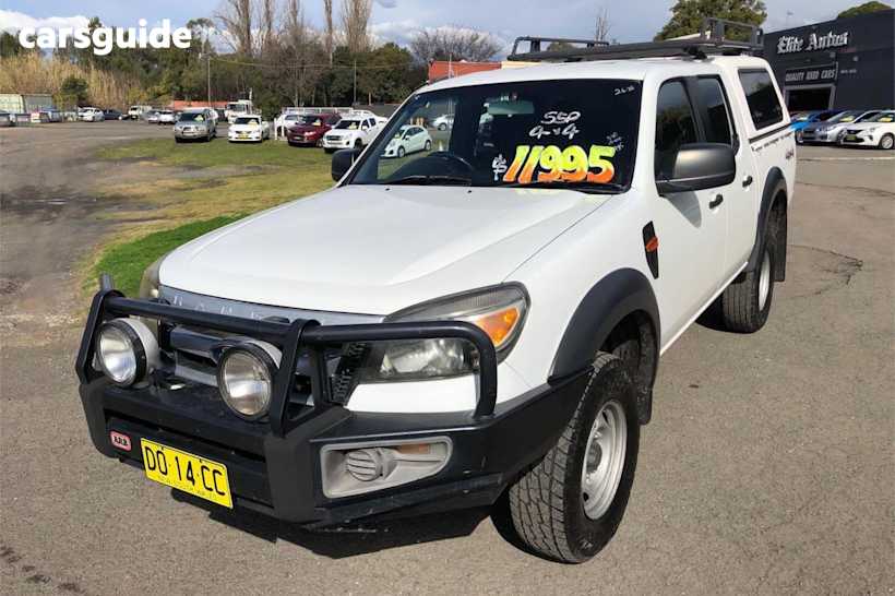 White 2011 Ford Ranger Dual Cab Pick-up XL (4X4)