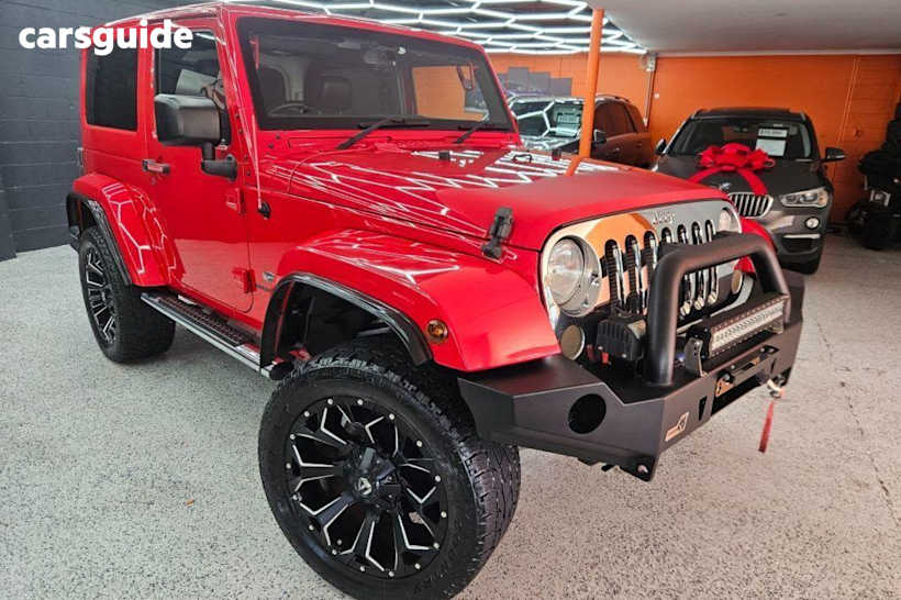 Red 2015 Jeep Wrangler Wagon JK MY15 Overland Hardtop 2dr Auto 5sp 4x4 3.6i