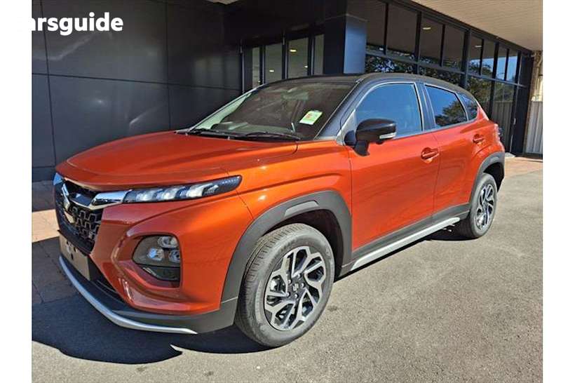 Orange 2025 Suzuki Fronx SUV HYBRID