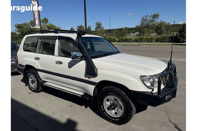 White 2003 Toyota Landcruiser Wagon GXL 4X4