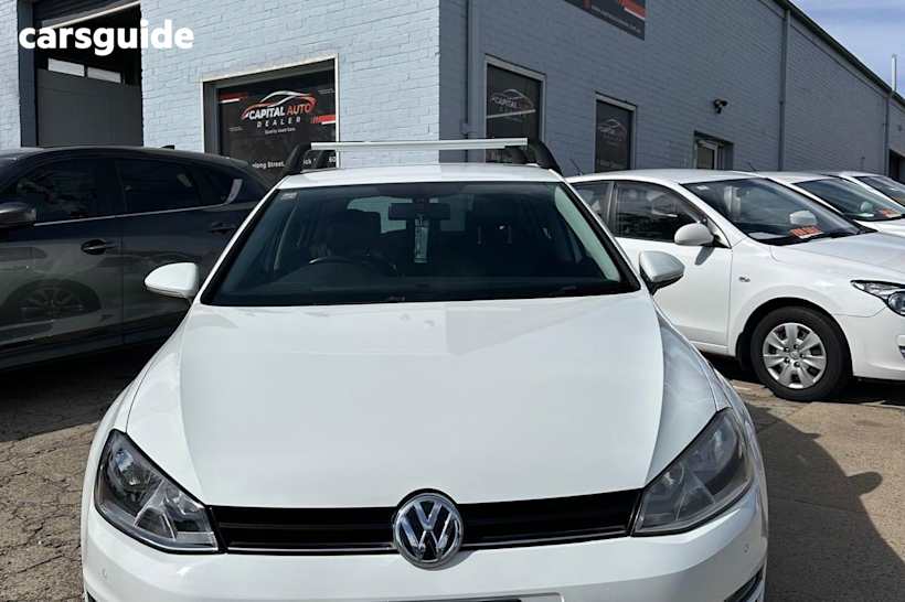 White 2013 Volkswagen Golf Hatchback 103 Tsi Highline