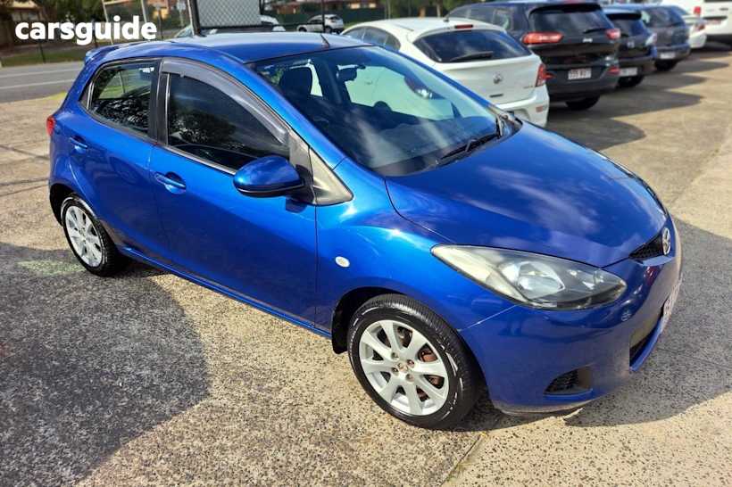 Blue 2008 Mazda 2 Hatchback Maxx