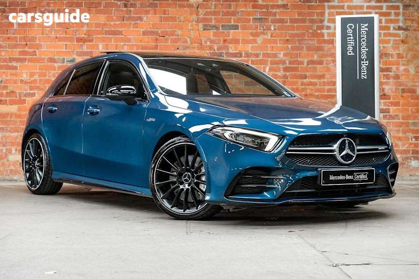 Blue 2022 Mercedes-Benz A-CLASS Hatch A35 AMG 4WD