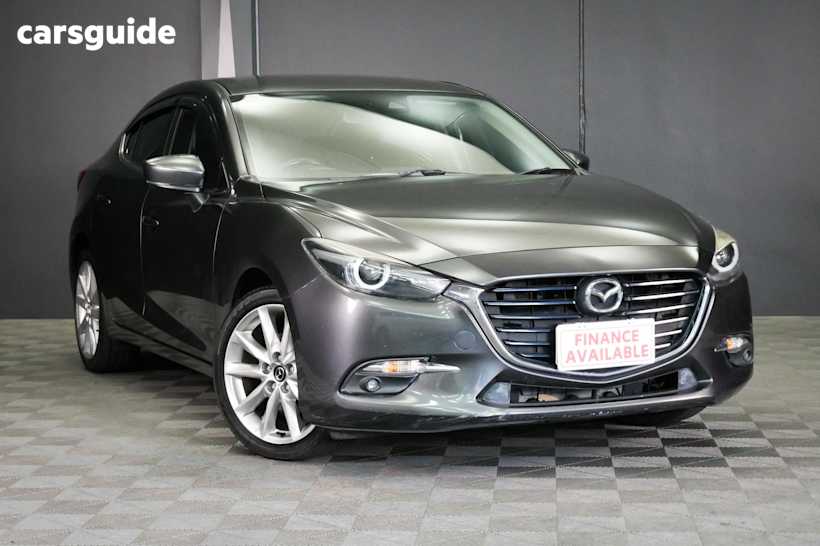 Grey 2017 Mazda 3 Sedan SP25 GT